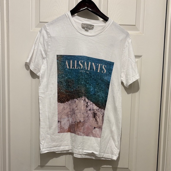All Saints Tops - All Saints Classic White Tee
